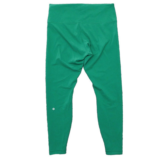 New Lululemon Size 14 Wunder Train High Rise HR Tight 28" CASG Green $98 - Picture 3 of 8